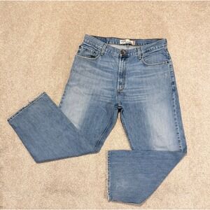 Levis 569 Loose Straight Jeans Mens 34x30 Blue Light Wash Denim 100% Cotton